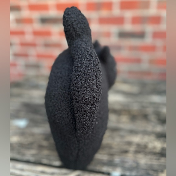 Martha Stewart Home Holiday Decor Plush Black Cat 12" Halloween Weighted Z6 - Picture 5 of 6